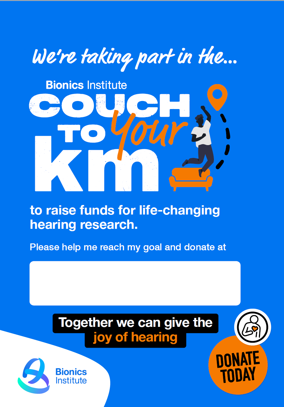 Couch to Your KM Poster - Team